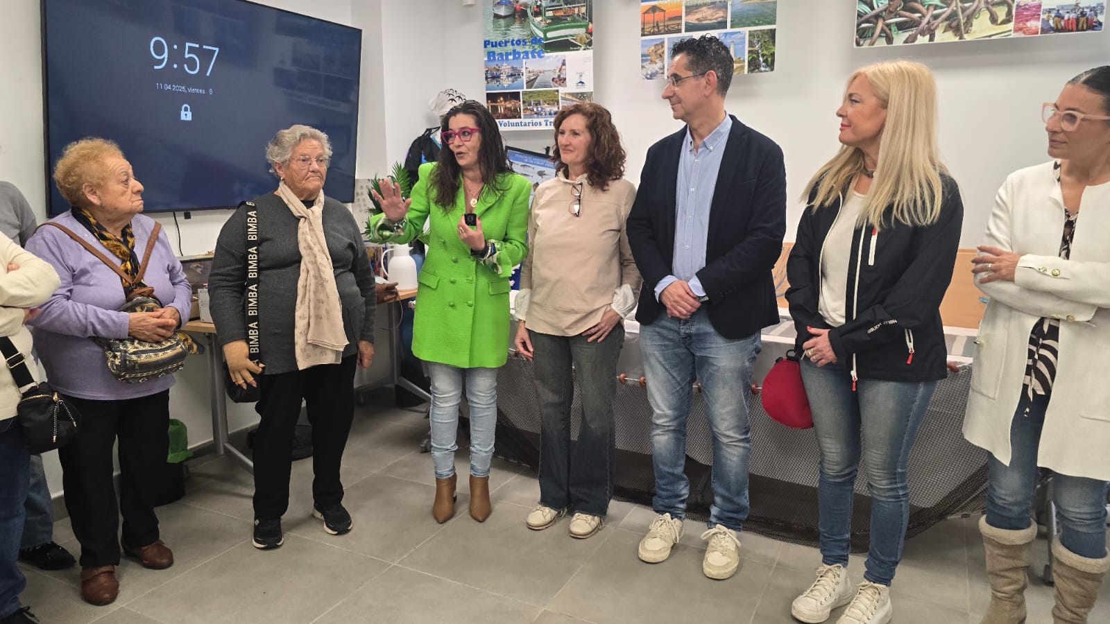 Ana Moreno en el Puerto de Barbate