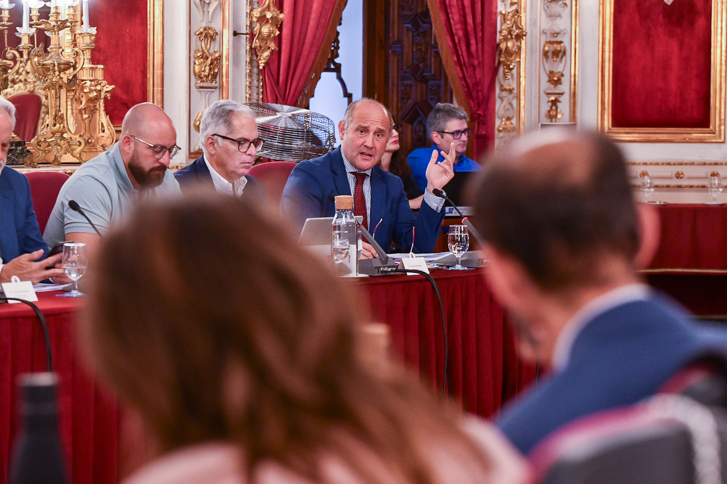 Juancho Ortiz en el pleno de mayo de 2025