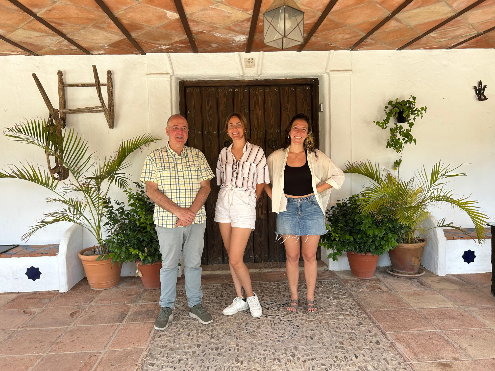 Luis Lucero, Raquel Fernández y Andrea Arlin