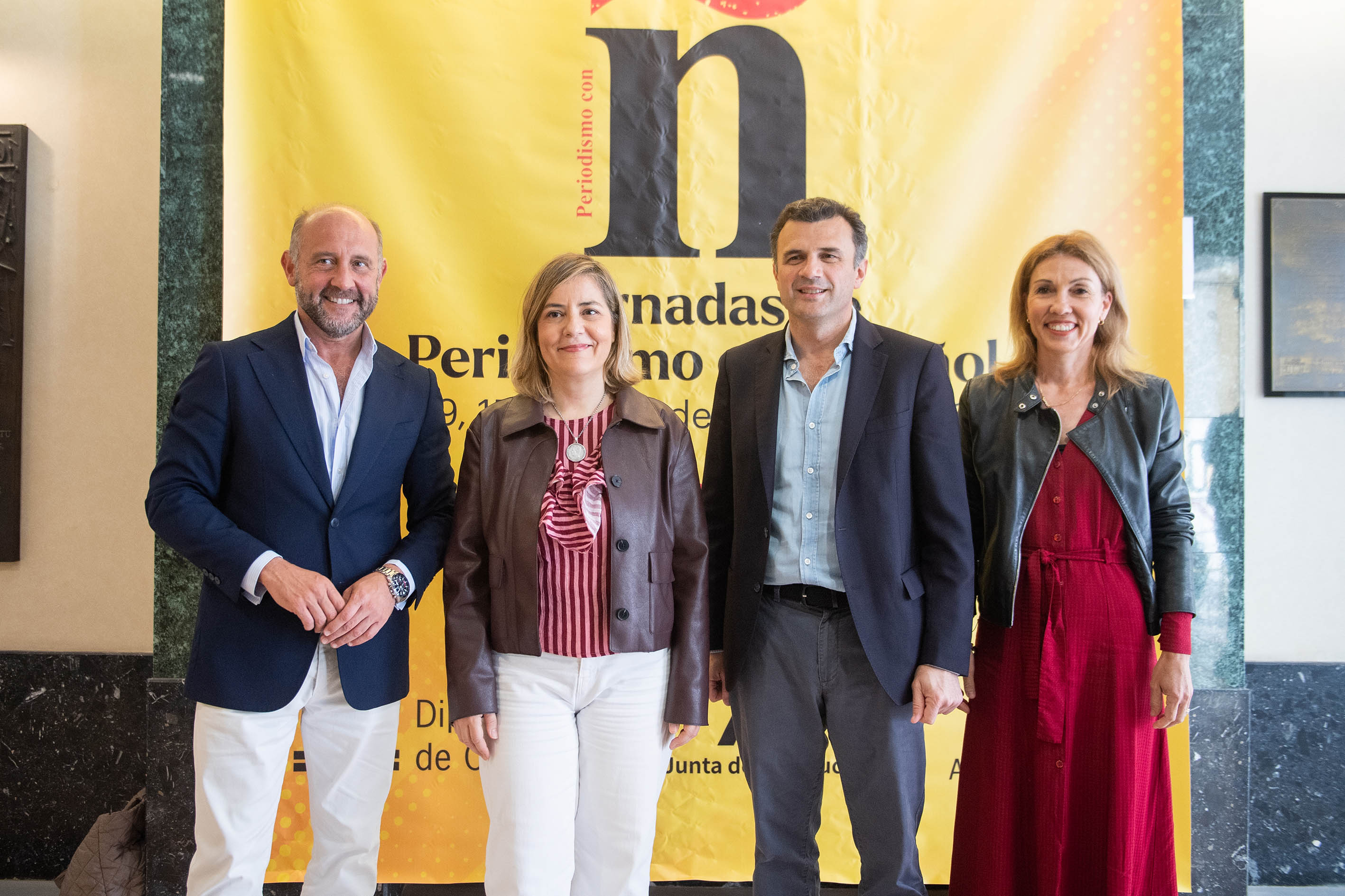 Juancho Ortiz, Mabel Caballero, Bruno García y Tania Barcelona