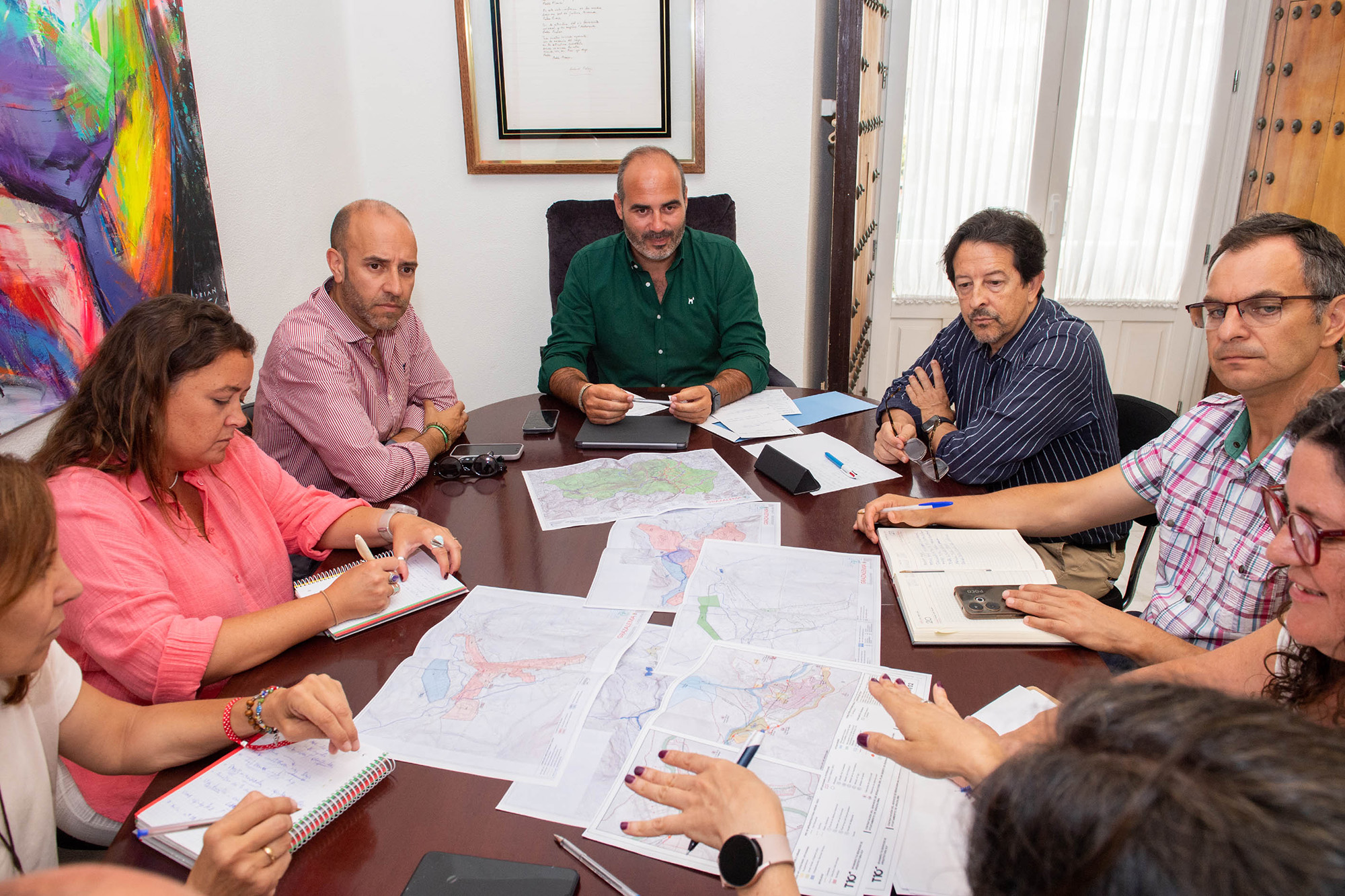 Reunión Antonio Aragón con Grazalema