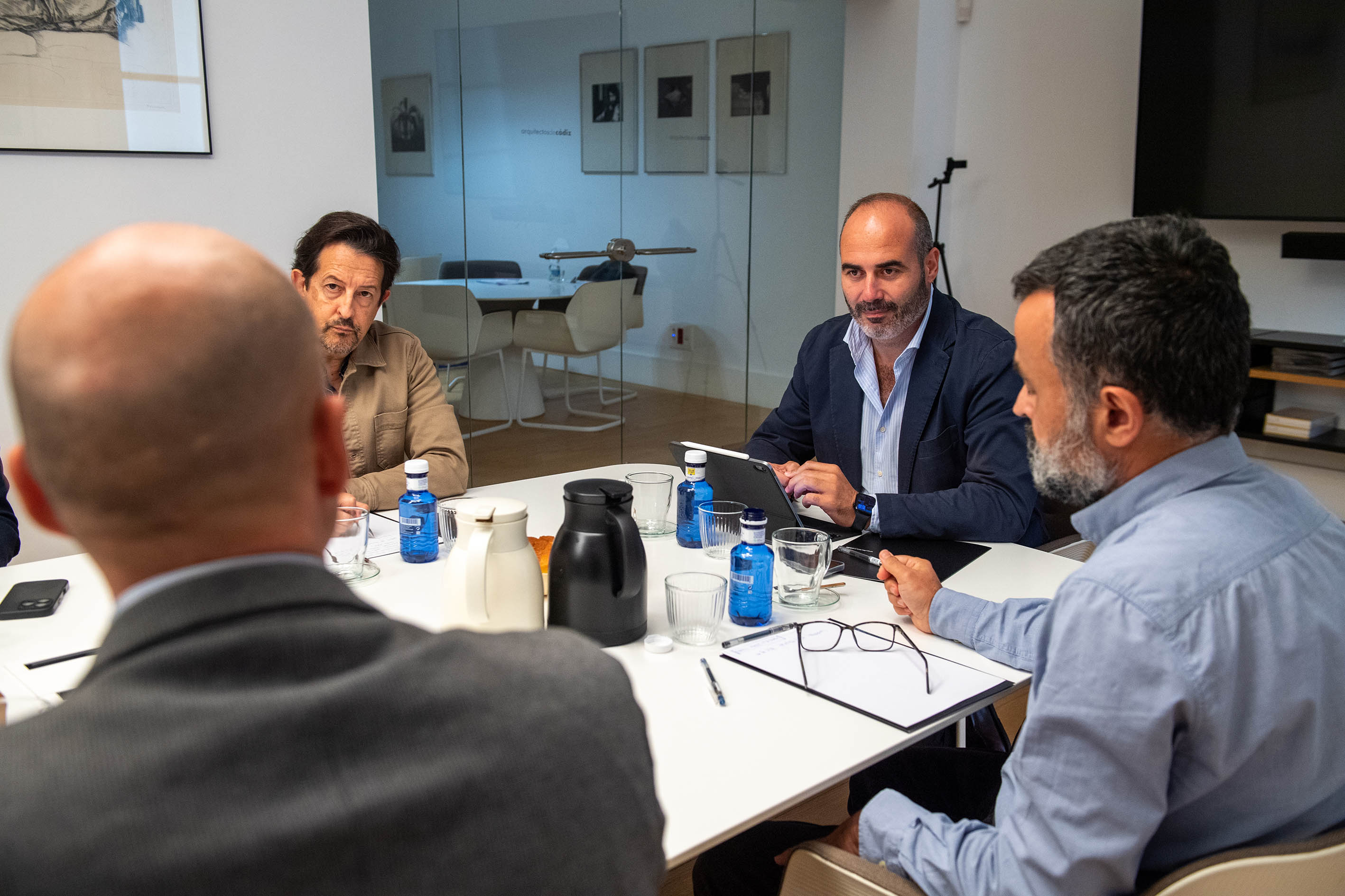 Reunión de Aragón con el Colegio de Arquitectos de Cádiz (2)