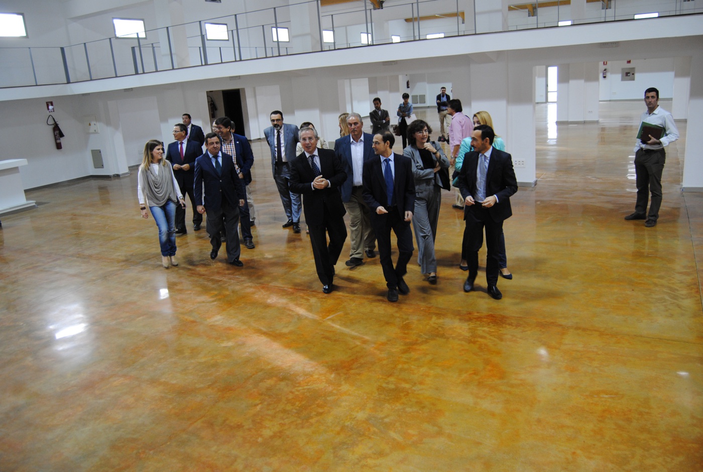 recorrido por el centro de exposiciones