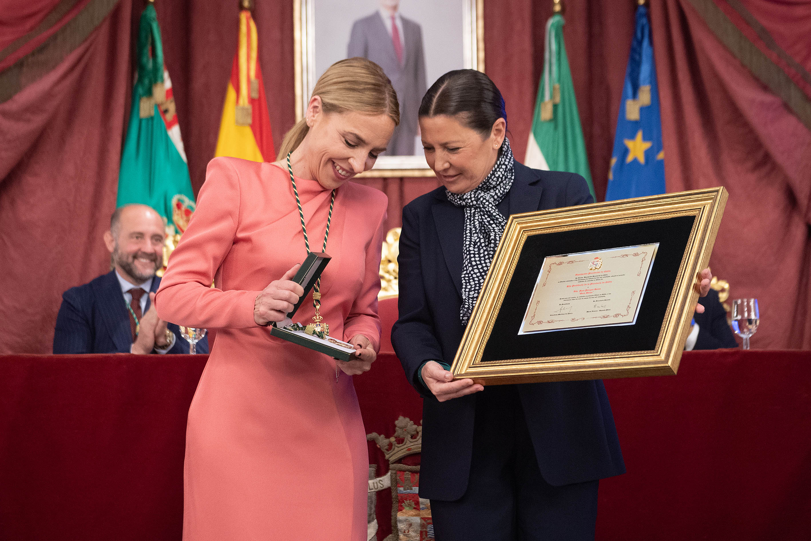 Almudena Martínez y Sara Baras