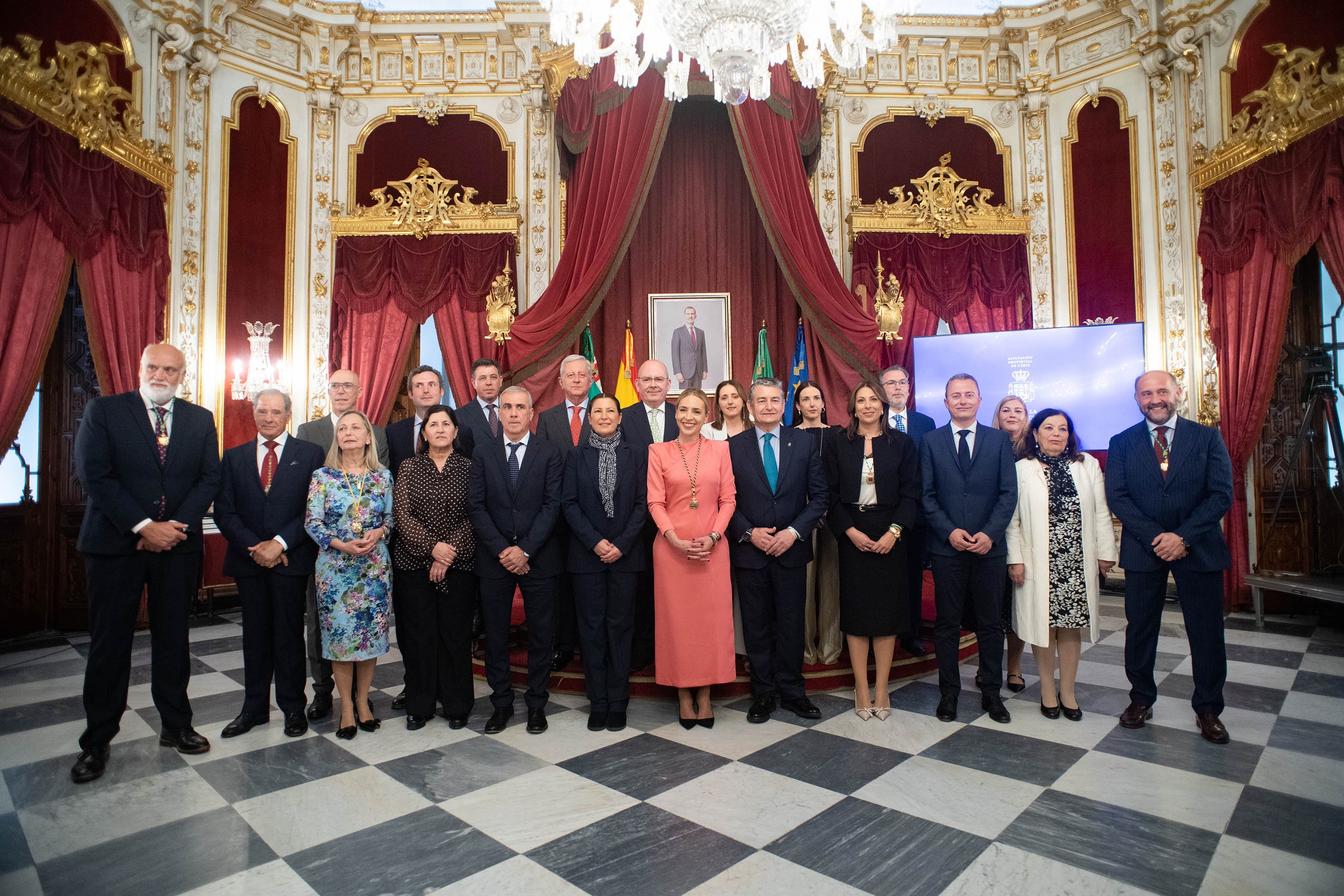 Premiados con la presidenta