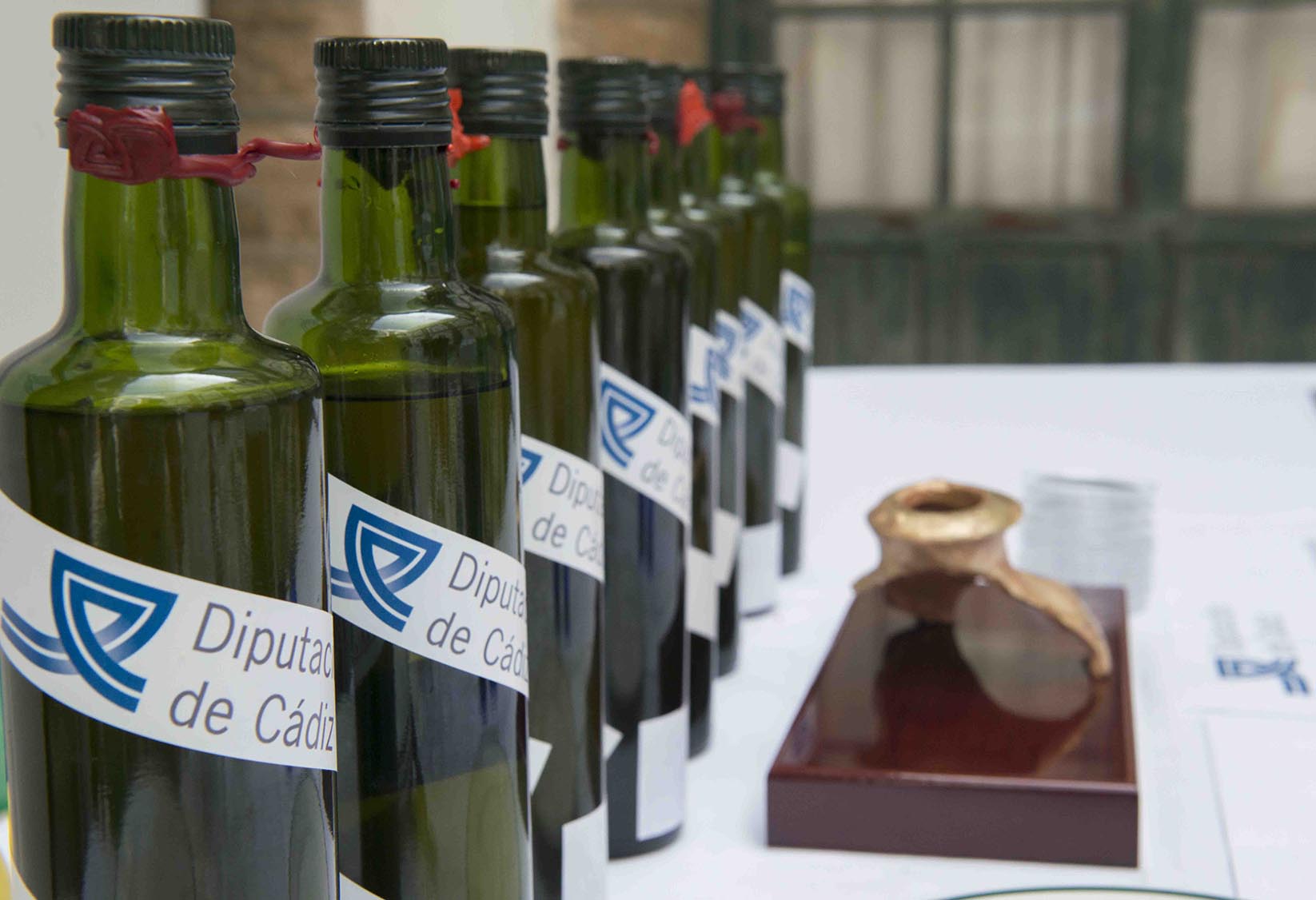 cata de aceites_muestras y trofeo