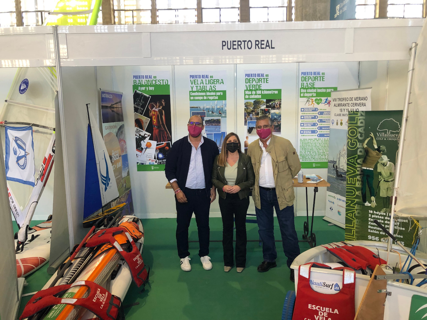 feria del deporte_en el estand de Puerto Real