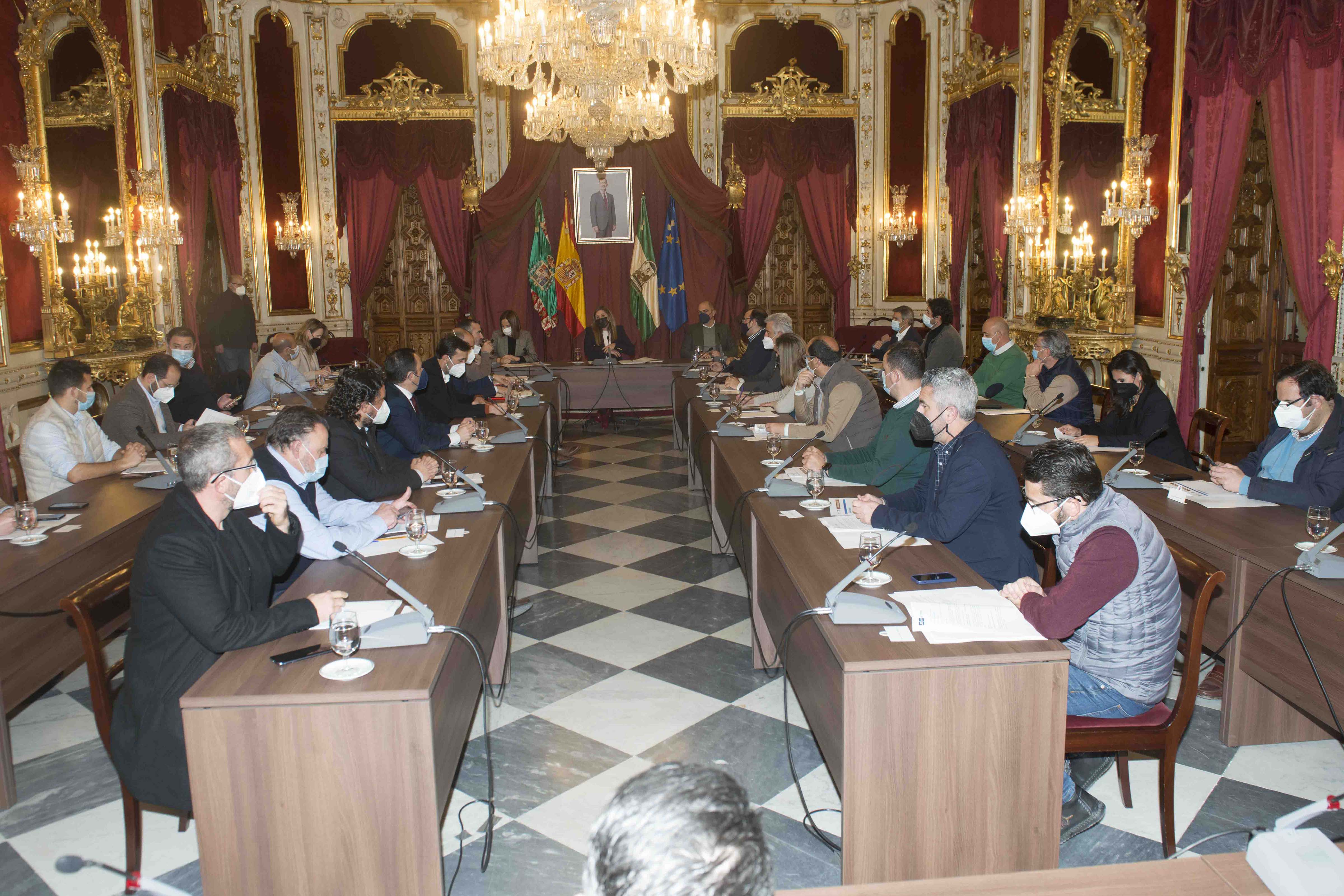 Reunión del Consejo de Alcaldías en la Diputación