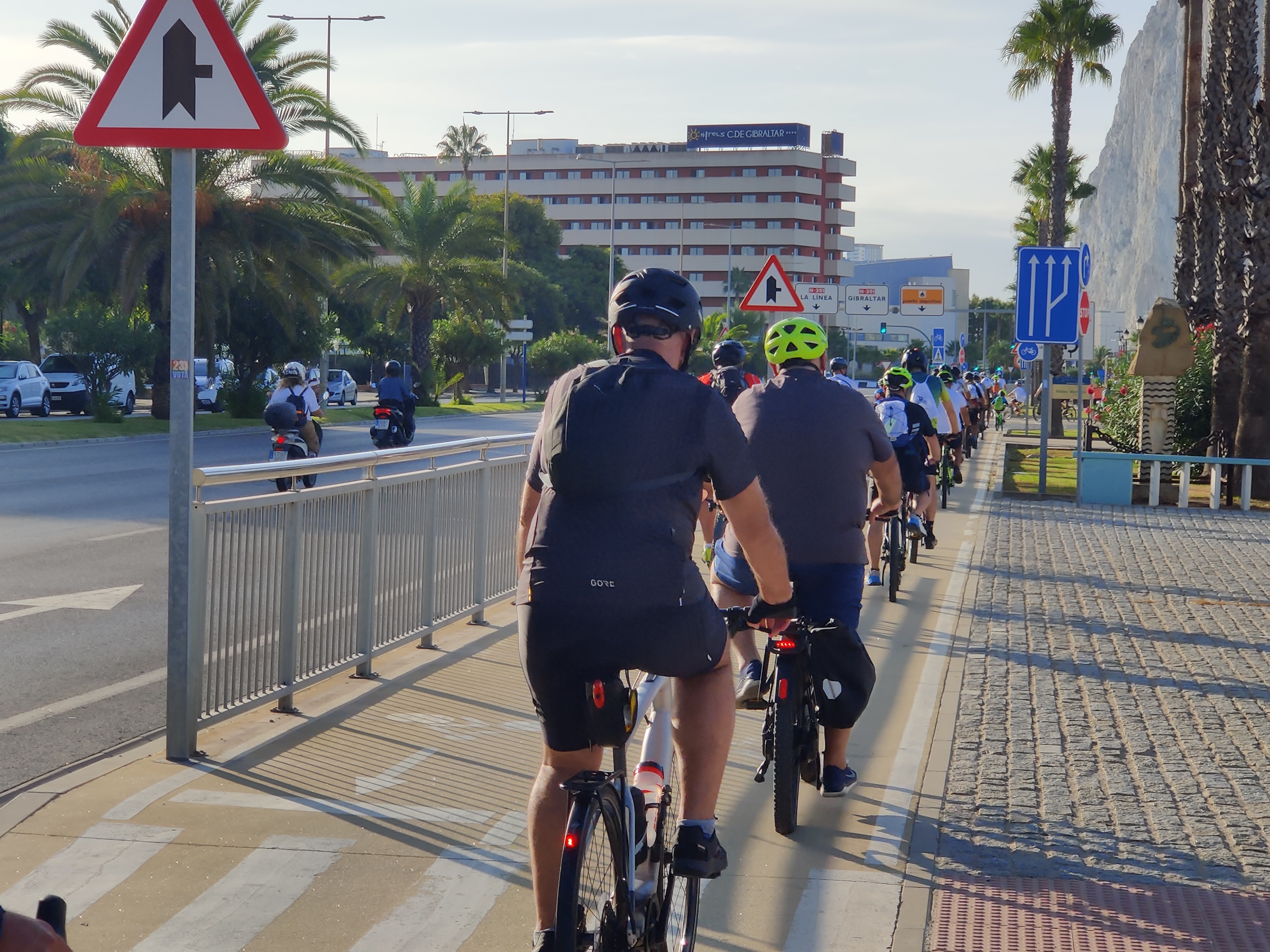 marcha ciclista por carril bici