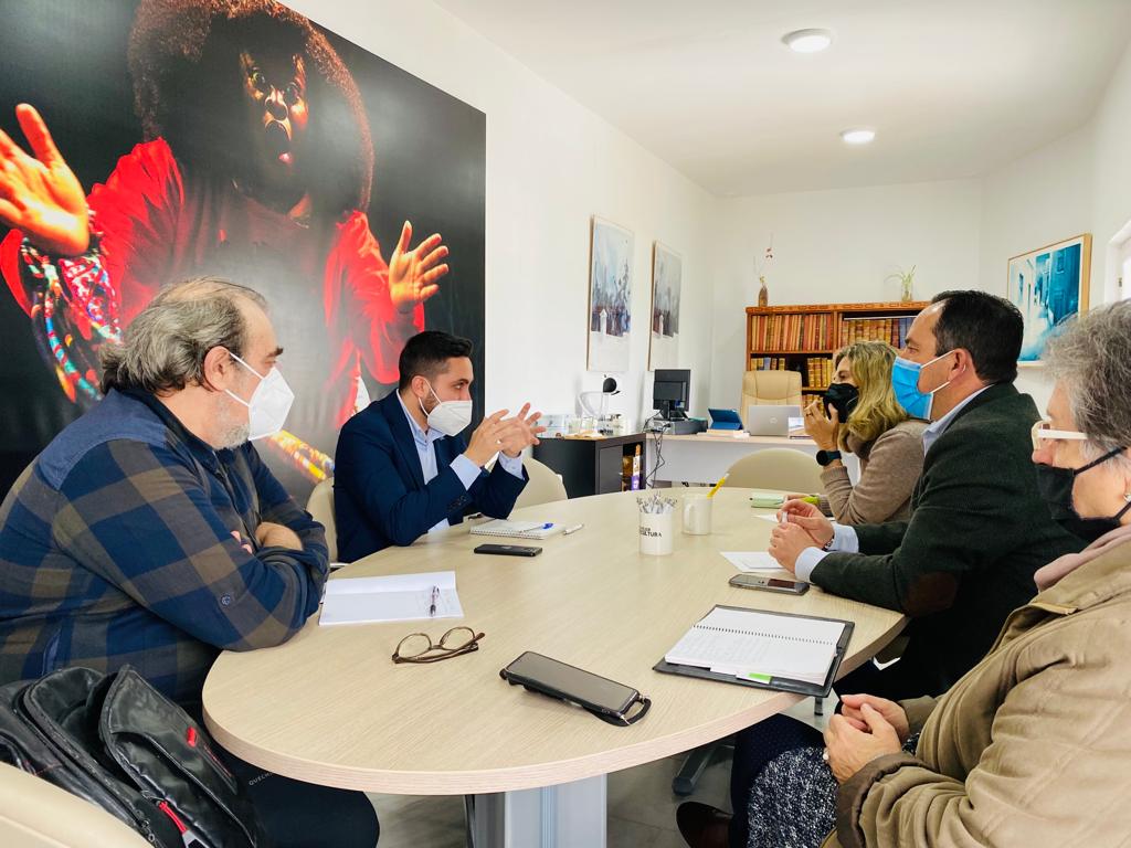 González Mellado reunión con Ayuntamiento de Vejer