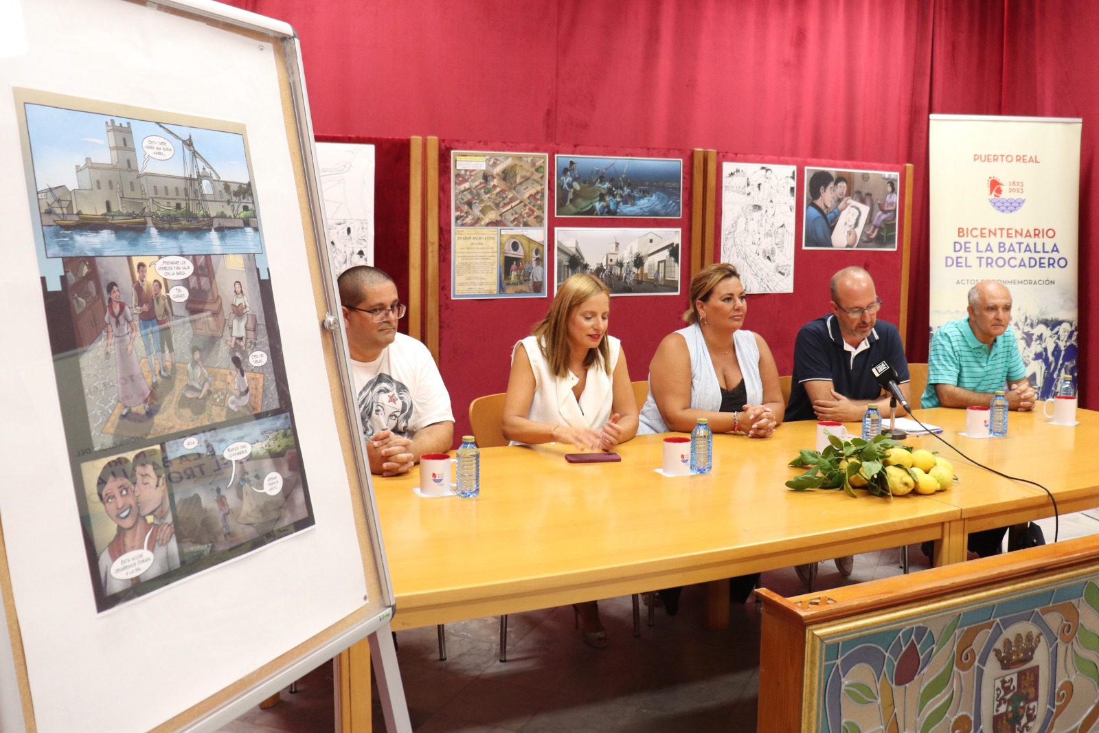 Presentación ante los medios del cómic Batalla del Trocadero