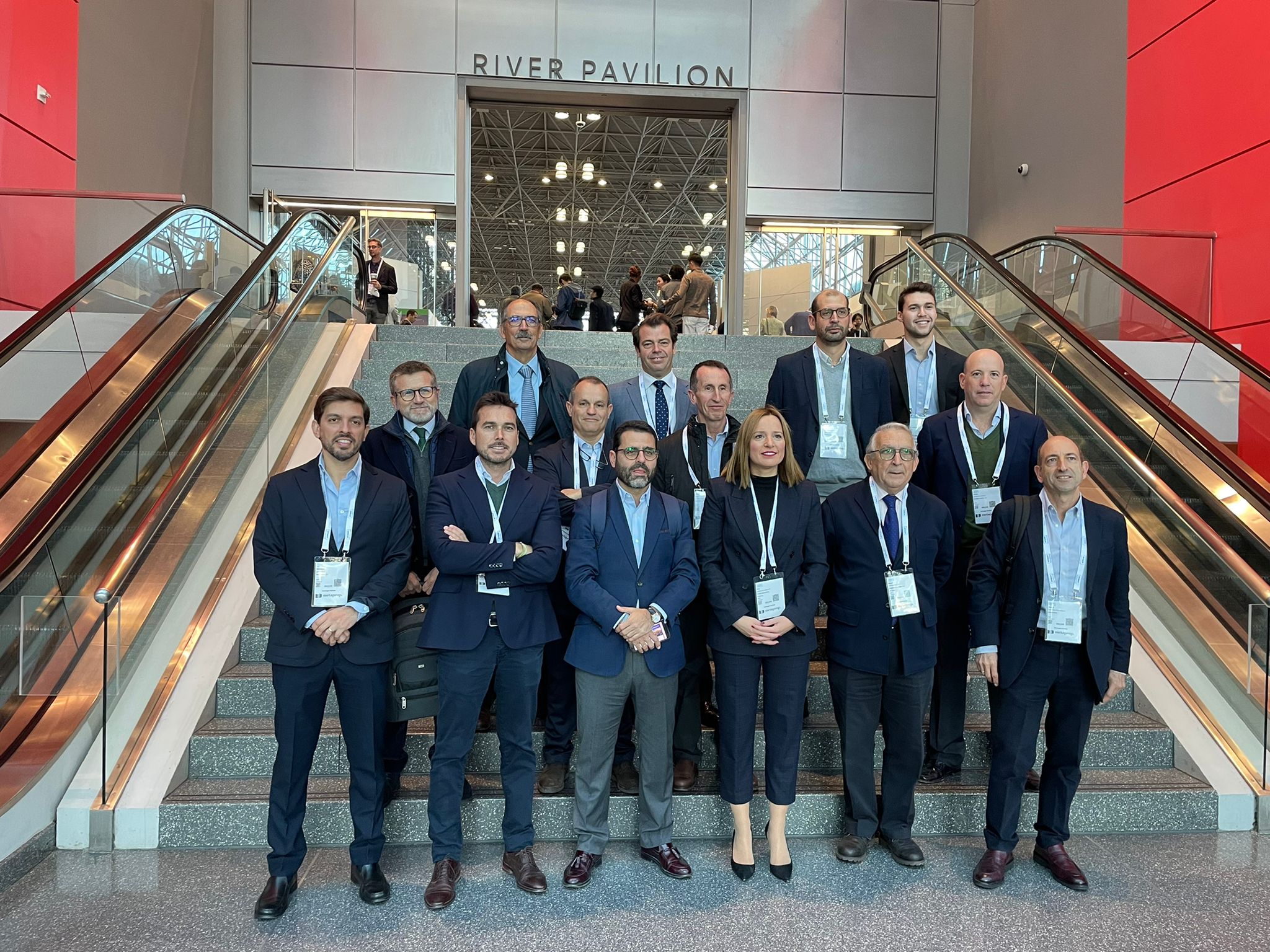 Foto de grupo de la expedición comercial a la Feria Propel en Nueva York