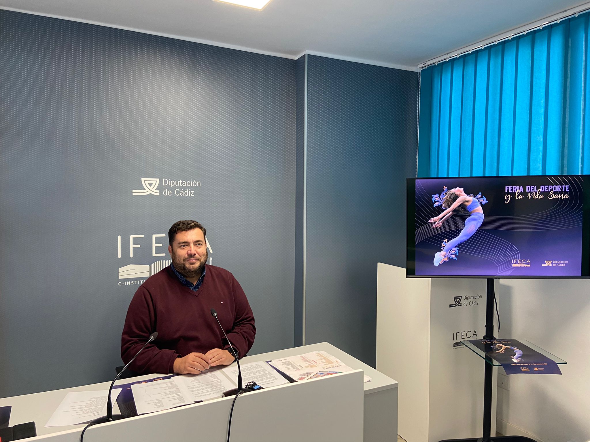 Jaime Armario, durante la presentación de la feria