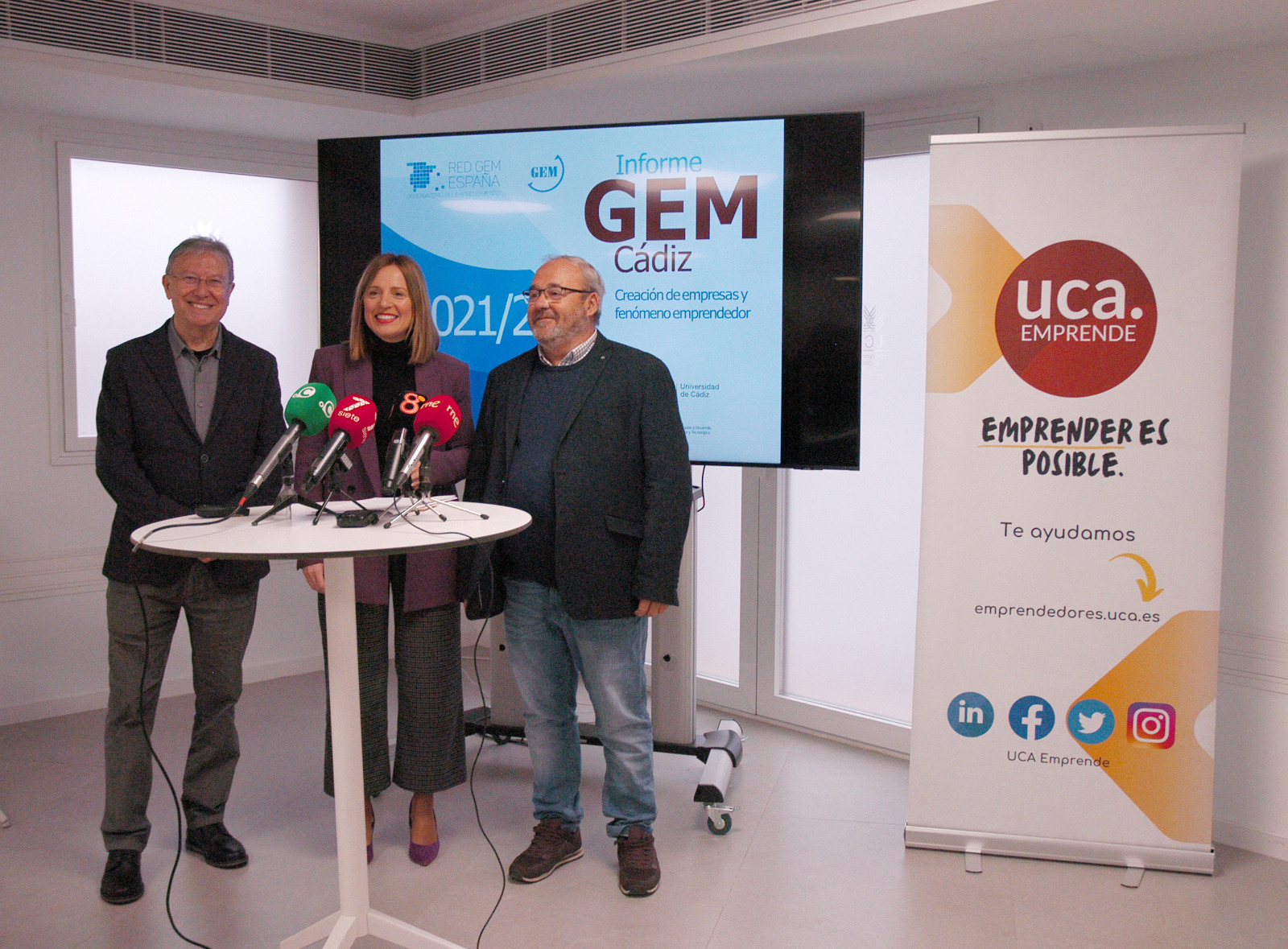 Presentación del informe GEM en Cádiz