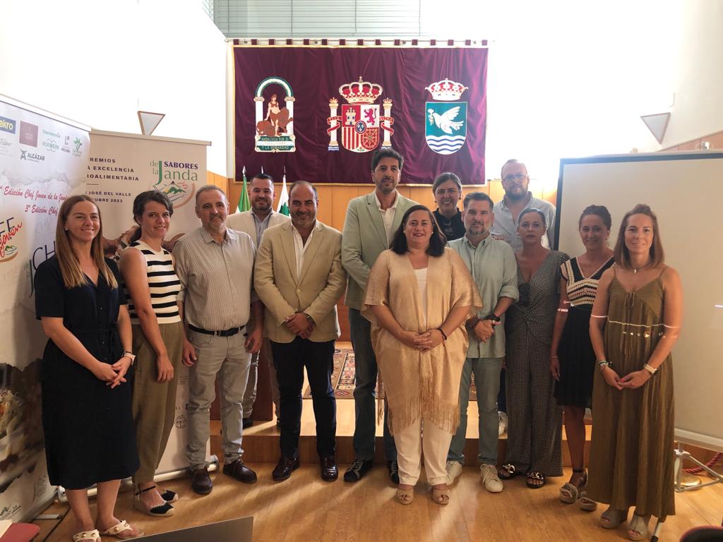 Foto de grupo de la presentación de Sabores de La Janda