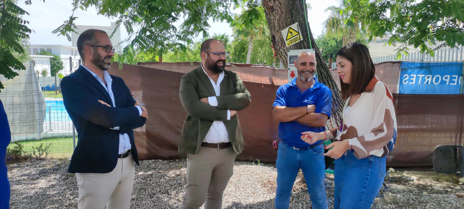 Visita de Javier Bello a Espera Visita de Javier Bello a Espera