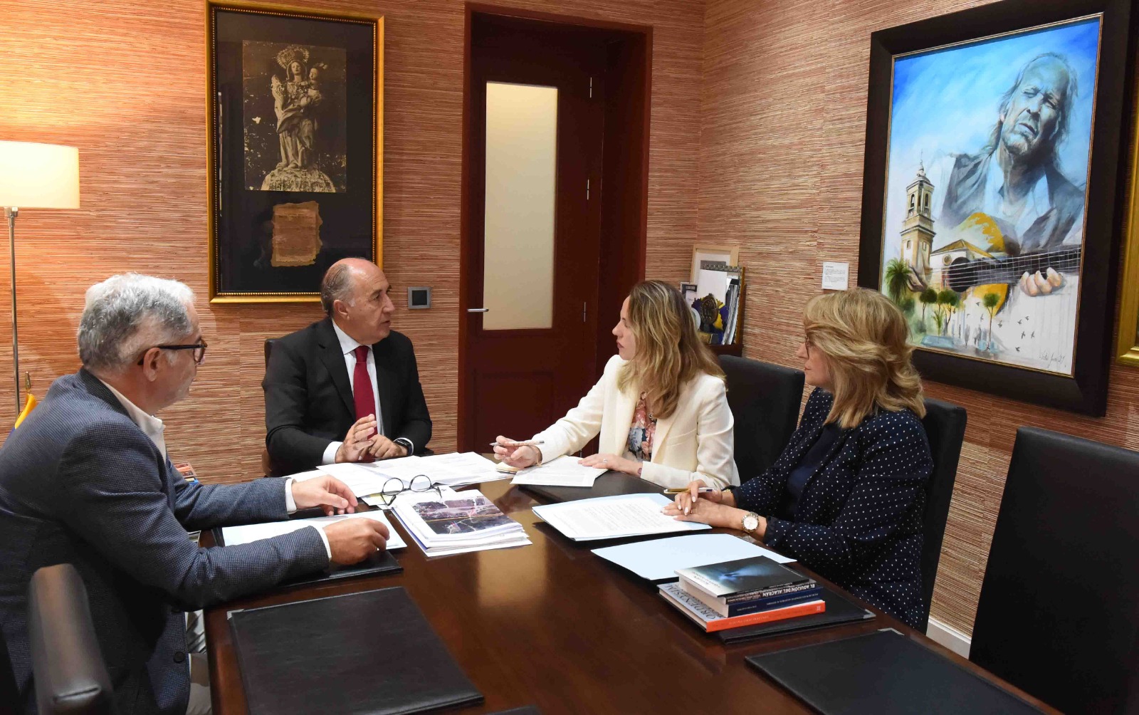 Vanesa Beltrán en el Ayuntamiento de Algeciras