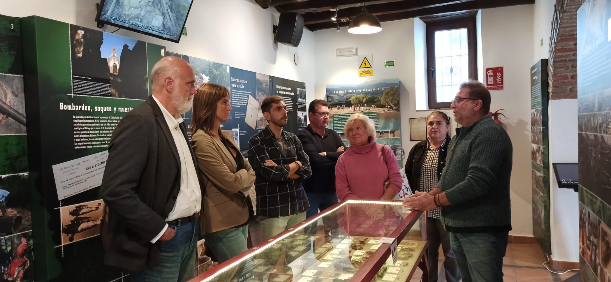 Javier Vidal en la Casa de la Memoria