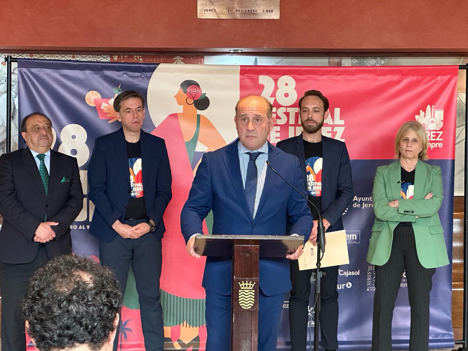Presentación del Festival de Jerez intervención de Juancho