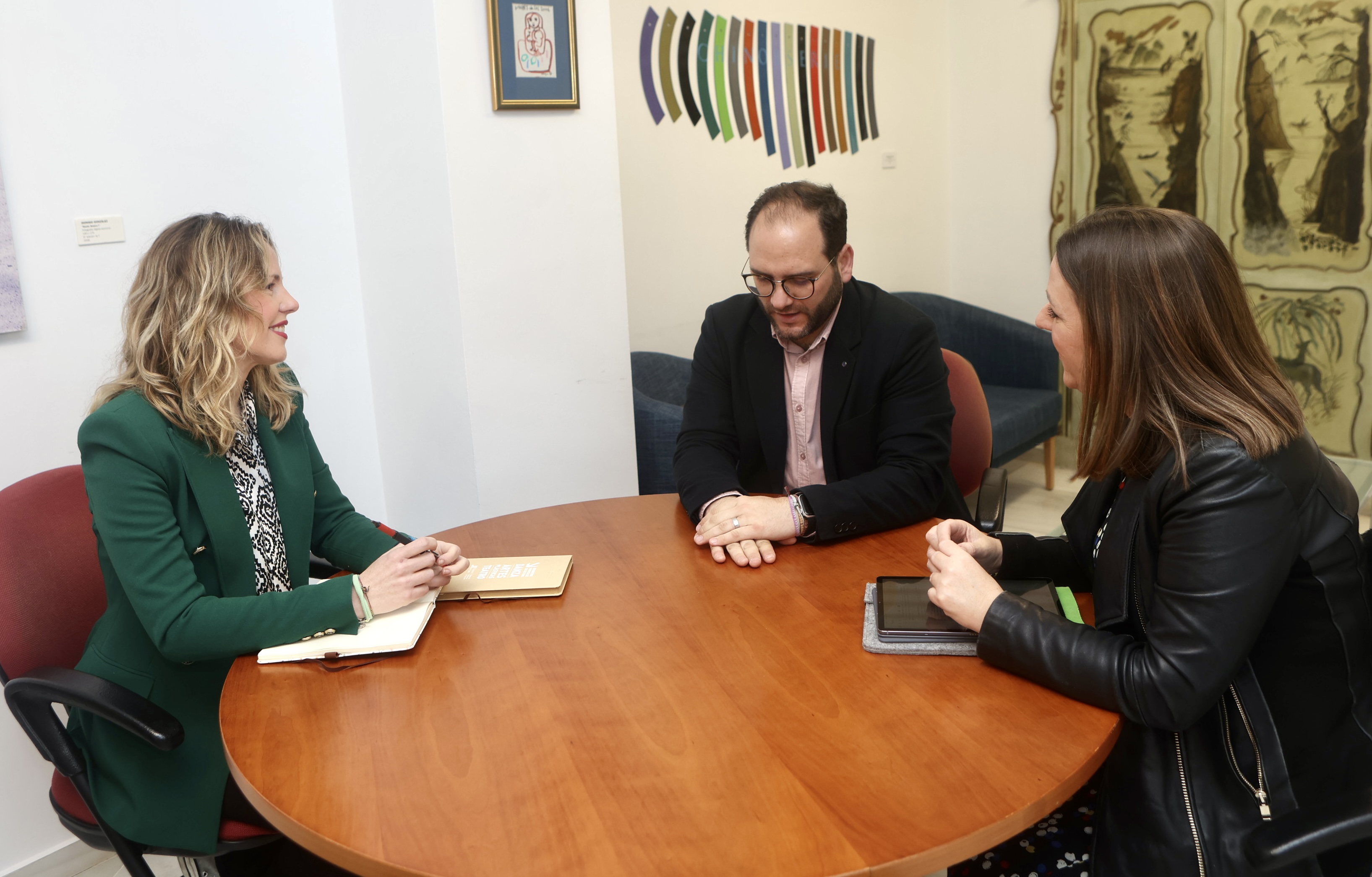 Vanesa Beltrán, Adrián Vaca y Tamara Trujillo