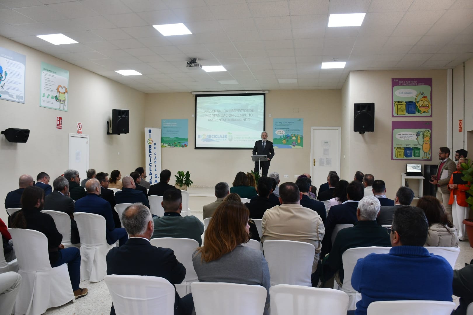 Acto del Consorcio de Residuos en la planta de Miramundo Acto del Consorcio de Residuos en la planta de Miramundo