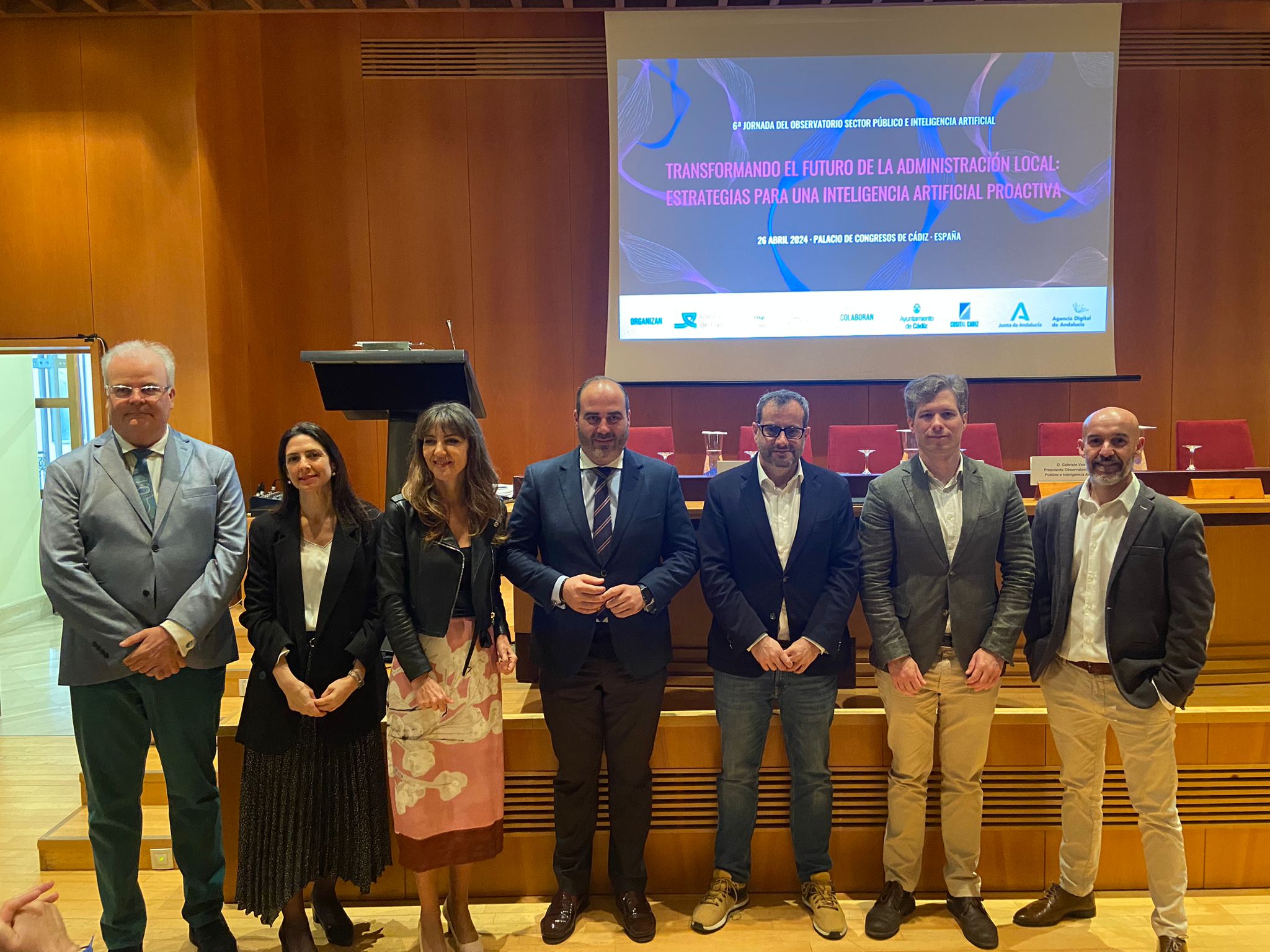 Ponentes de la Jornada celebrada en el Palacio de Congresos de Cádiz