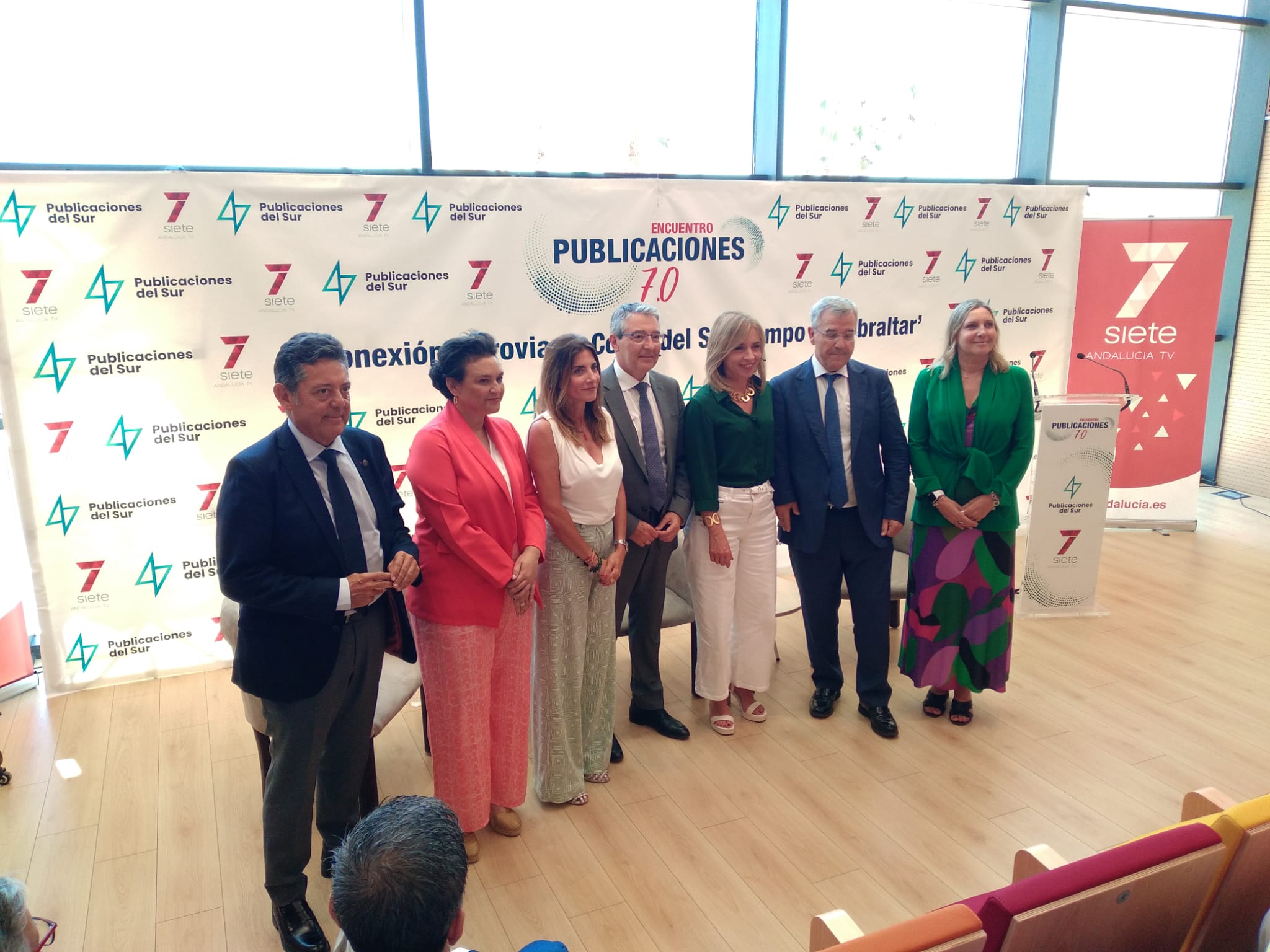 Participantes en la jornada organziada por Publicaciones del Sur en Estepona