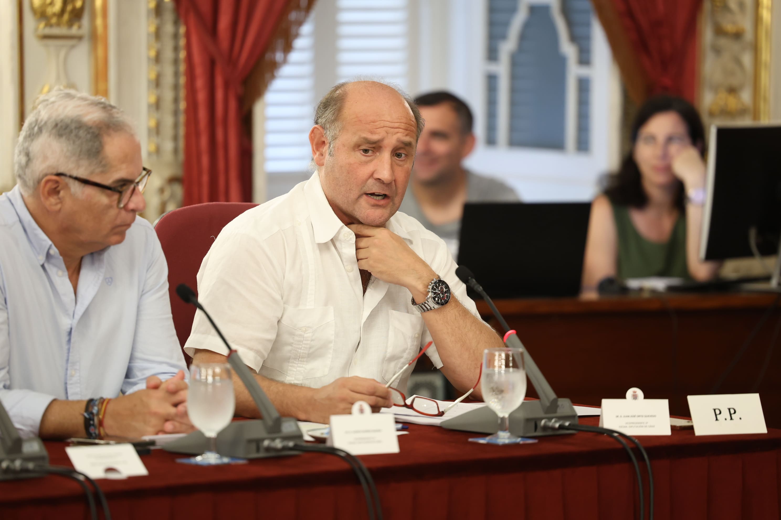 Juancho ortiz en el pleno extraordinario de julio