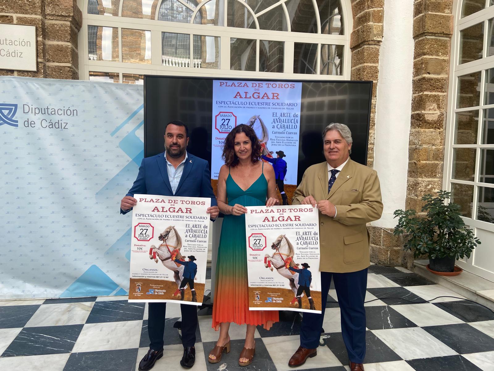 Paula Conesa, José Carlos Sánchez y Pedro Antonio Poley