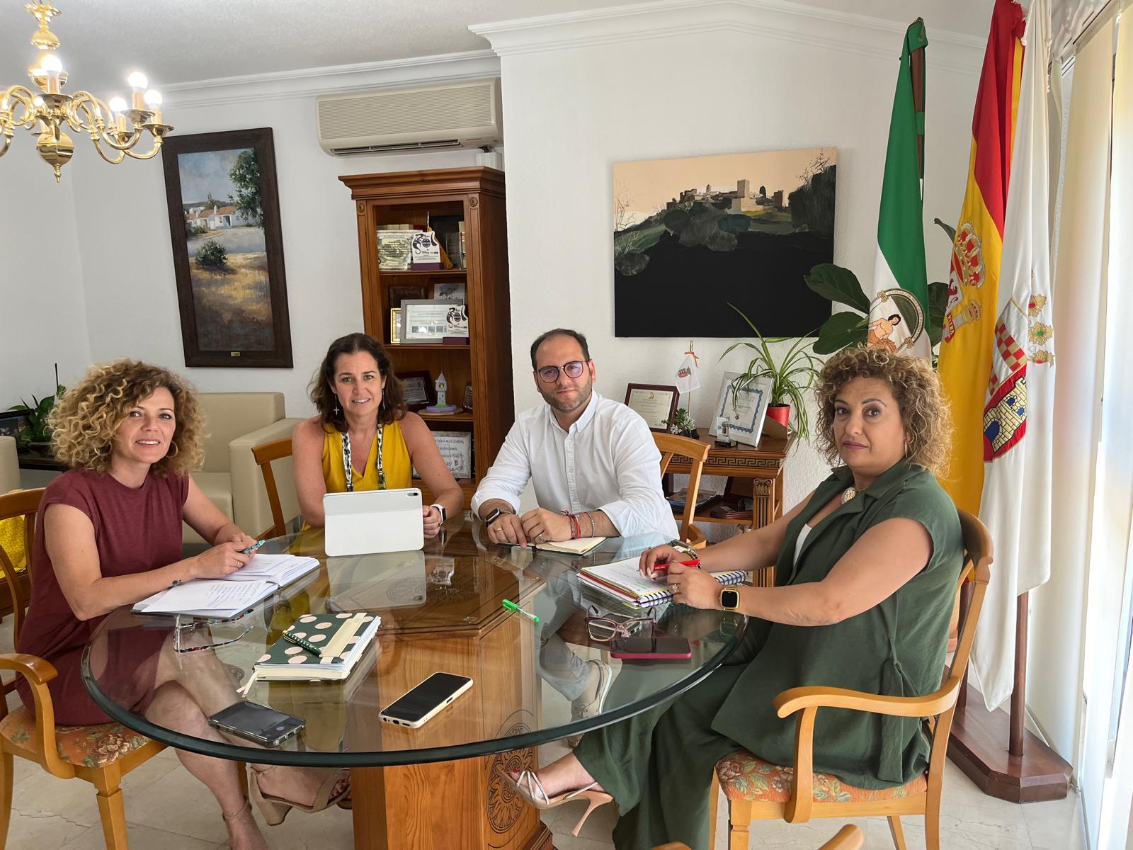 Paula Conesa en el Ayuntamiento de Castellar