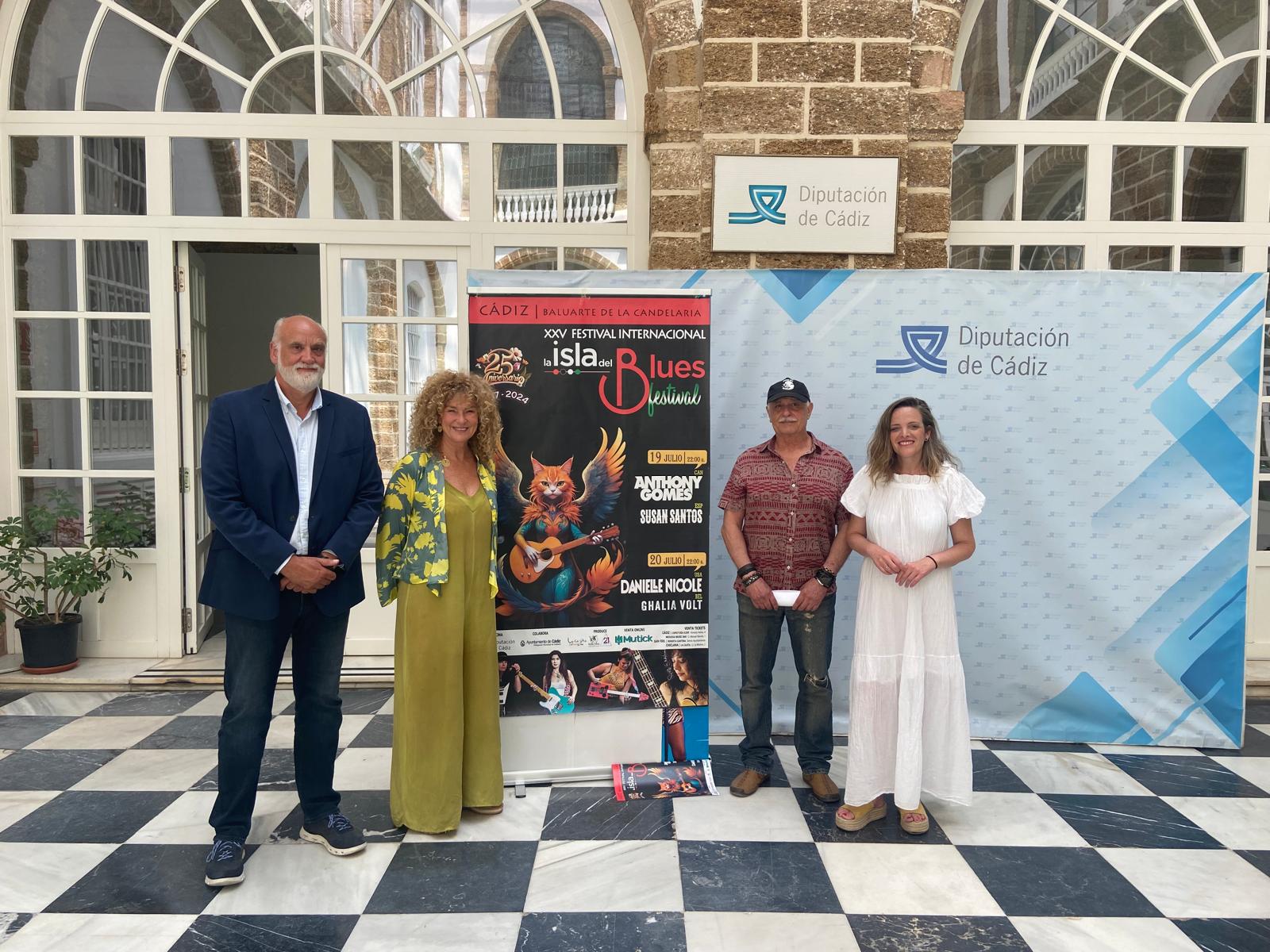 Presentación del Festival La Isla del Blues en el Palacio Provincial