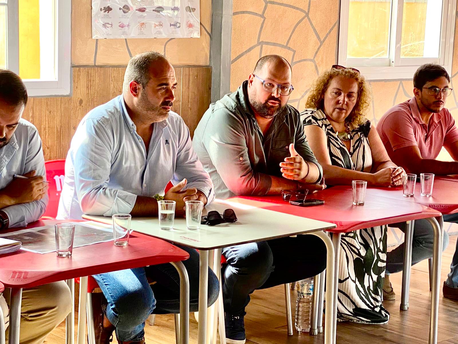 Aragón y Bello en la reunión