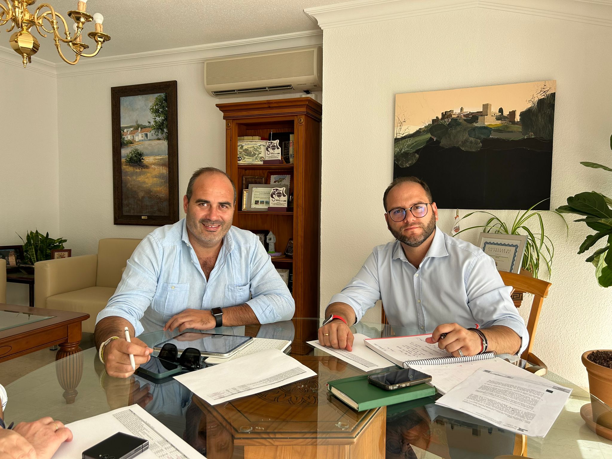Antonio Aragón y Adrián Vaca