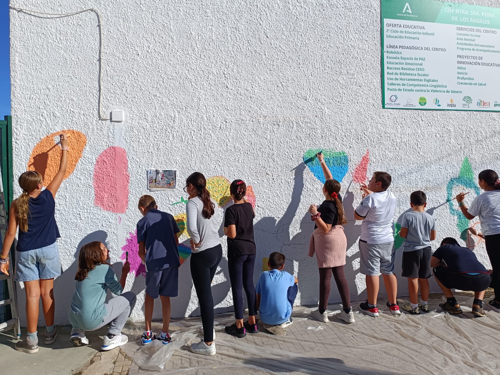 Uno de los talleres de Caleidoscópicas en Jimena
