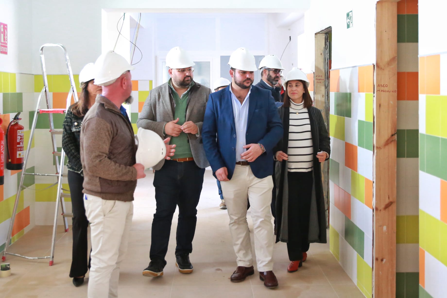Visita de Bello al CEIP Juan XXIII de Jédula