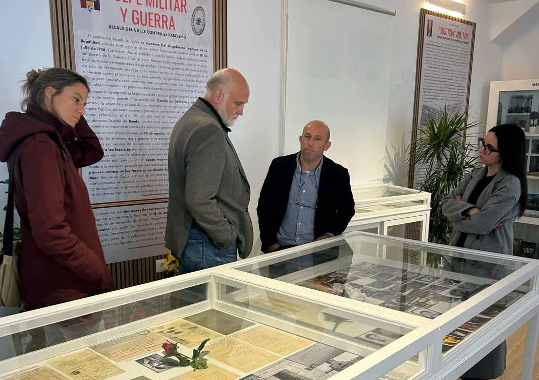 Vidal en la casa de la Memoria de Alcala del Valle
