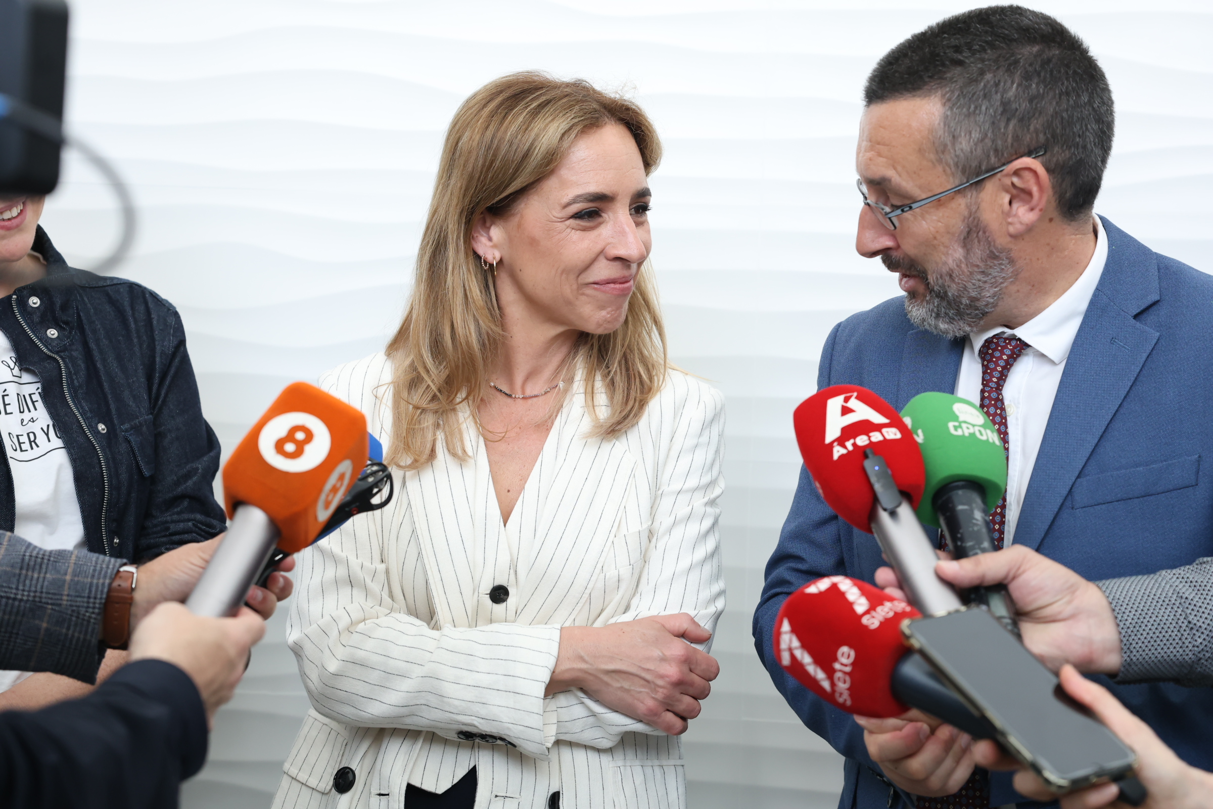 Almudena Martínez y Juan Franco