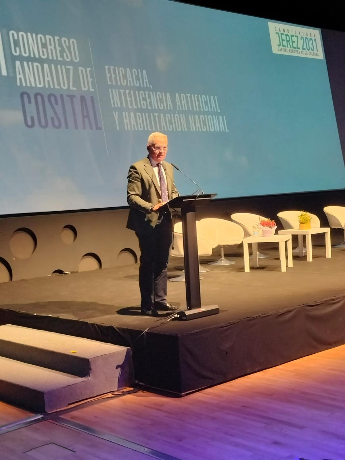 Jacinto Muñoz en la jornada de Cosital