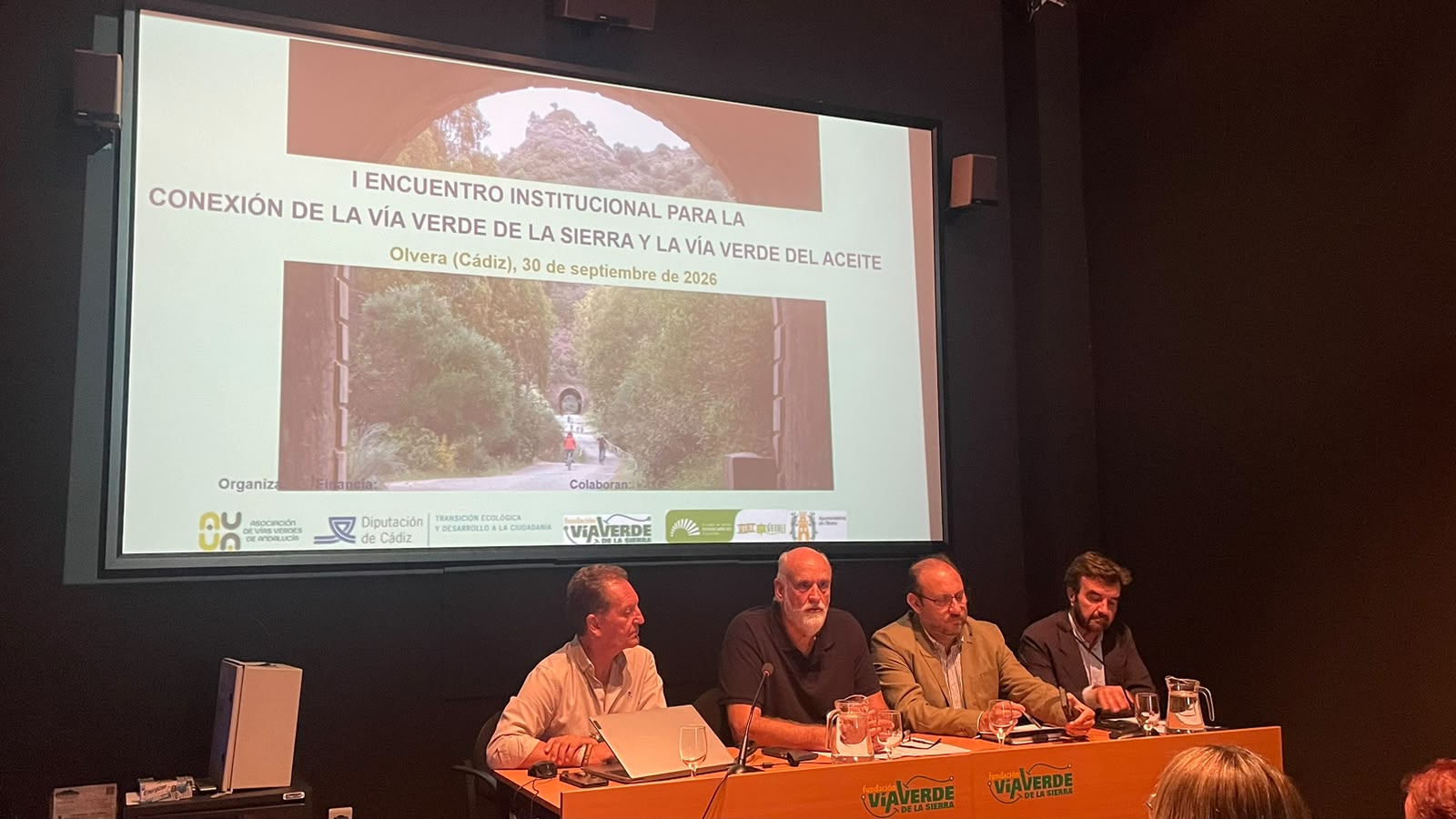 Vidal, en encuentro vías verdes