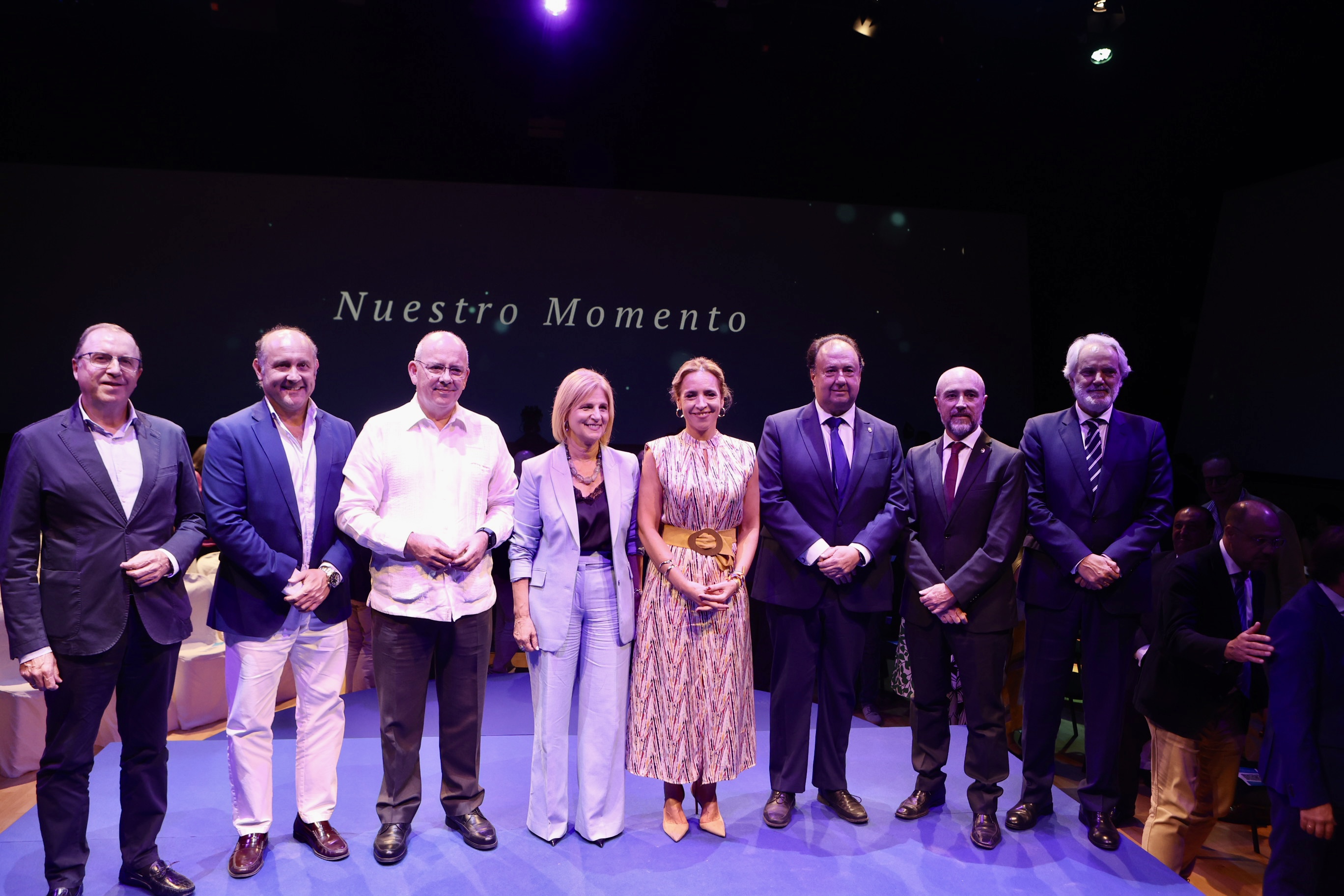 Jerez presenta junto a instituciones y entidades de la provincia el sueño compartido de ser Capital Europea de la Cultura en 2031 Autoridades asistentes al acto